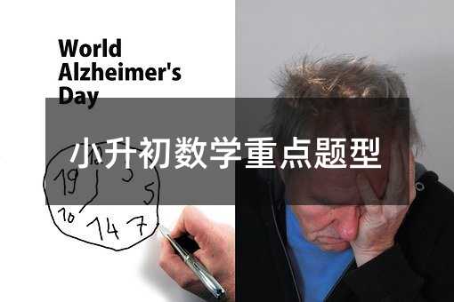 小升初数学重点题型