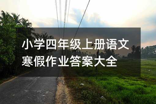 Сѧ���꼶�ϲ����ĺ�����ҵ�𰸴�ȫ